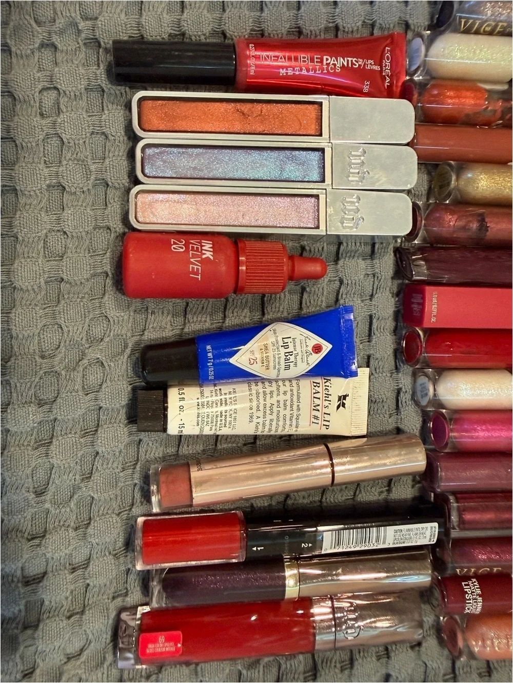 Urban Decay Assorted Lip Gloss, Balm and long wear - lot of 43!!!